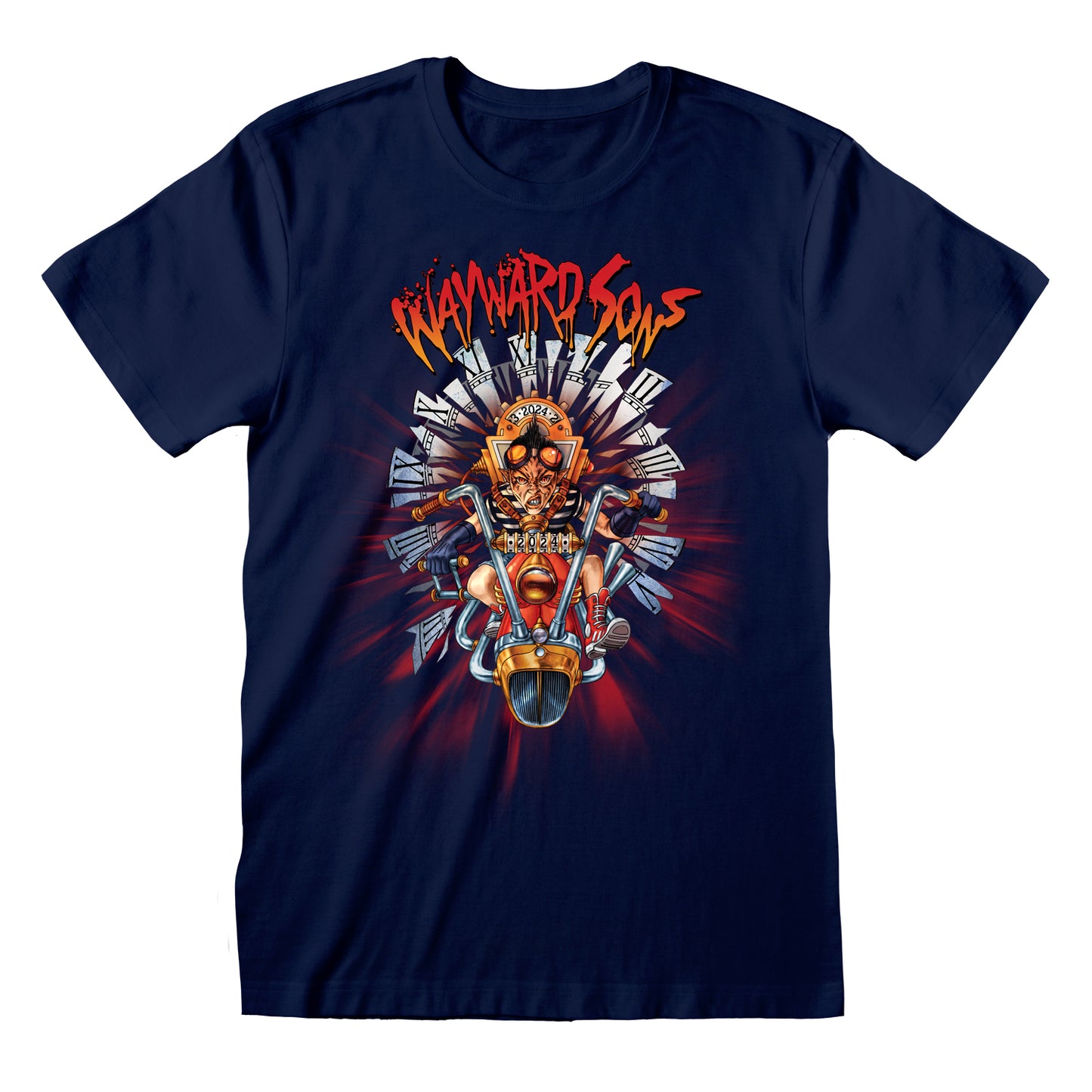 Wayward Sons - 2024 Deadwood Time Machine Navy Unisex T-Shirt