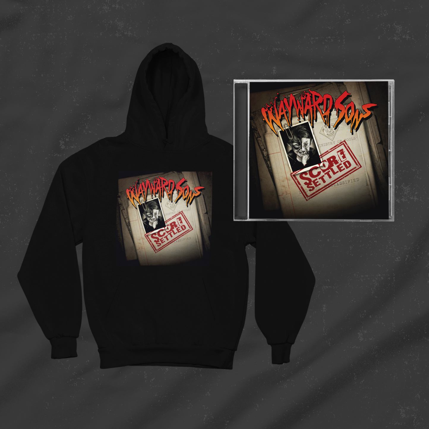 Wayward Sons - Score Settled Unisex Pullover Hoodie & CD Bundle